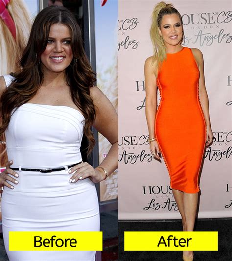 khloe kardashian before weight loss.